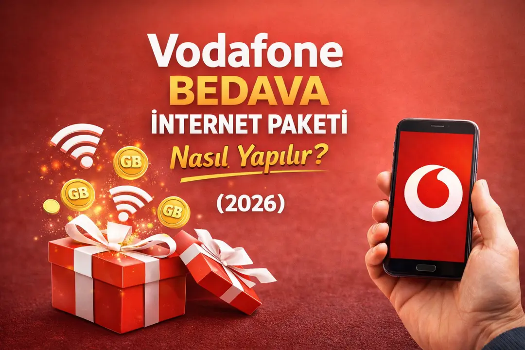 Vodafone Bedava internet Paketi nasıl yapılır? 2026