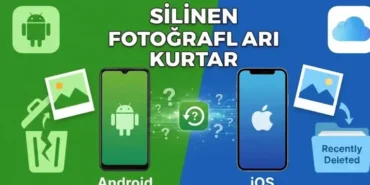 silinen fotograf geri alma