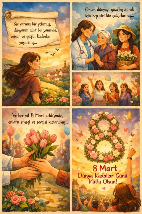 8 Mart Kadinlar Gunu Kutlamasi